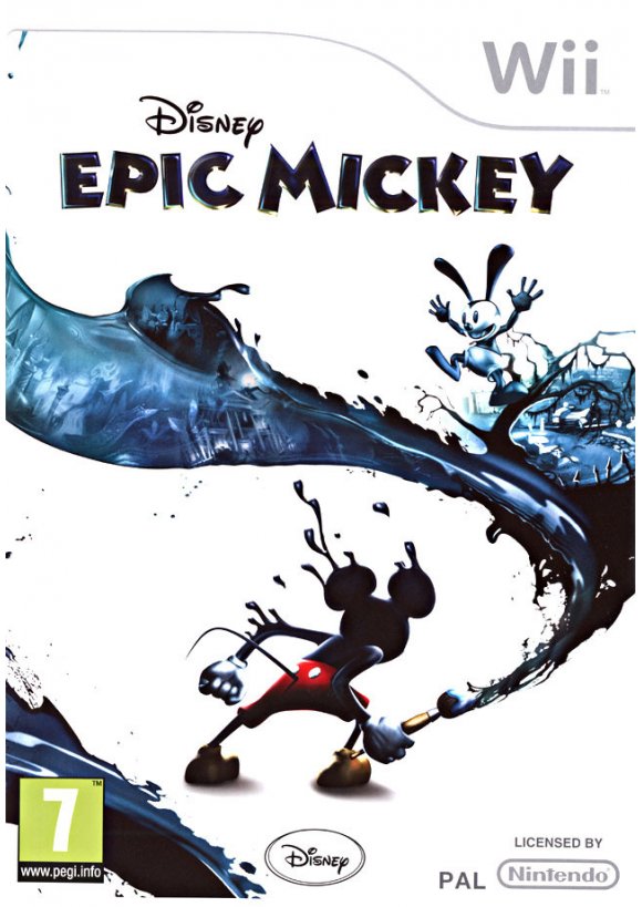 Portada oficial de Epic Mickey WII