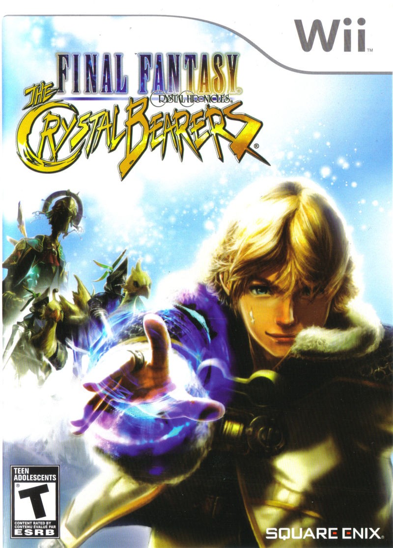 Portada oficial de Final Fantasy Crystal Chronicles: The Crystal Bearers  WII