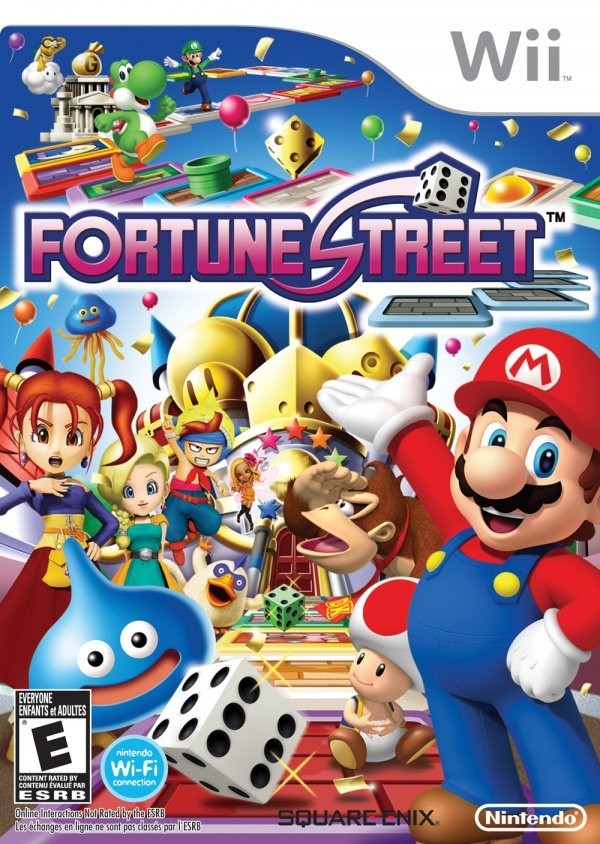 Portada oficial de Fortune Street  WII