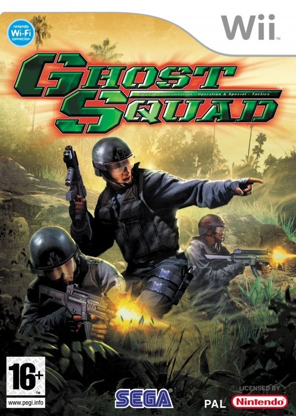 Portada oficial de Ghost Squad  WII