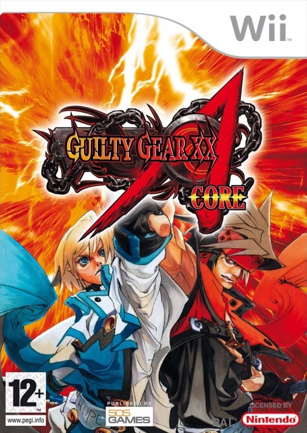 Portada oficial de Guilty Gear XX Accent Core  WII