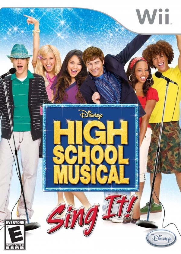 Portada oficial de High School Musical: Sing It!  WII
