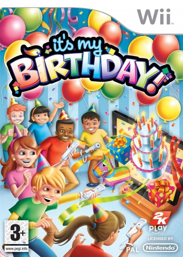 Portada oficial de It's My Birthday  WII