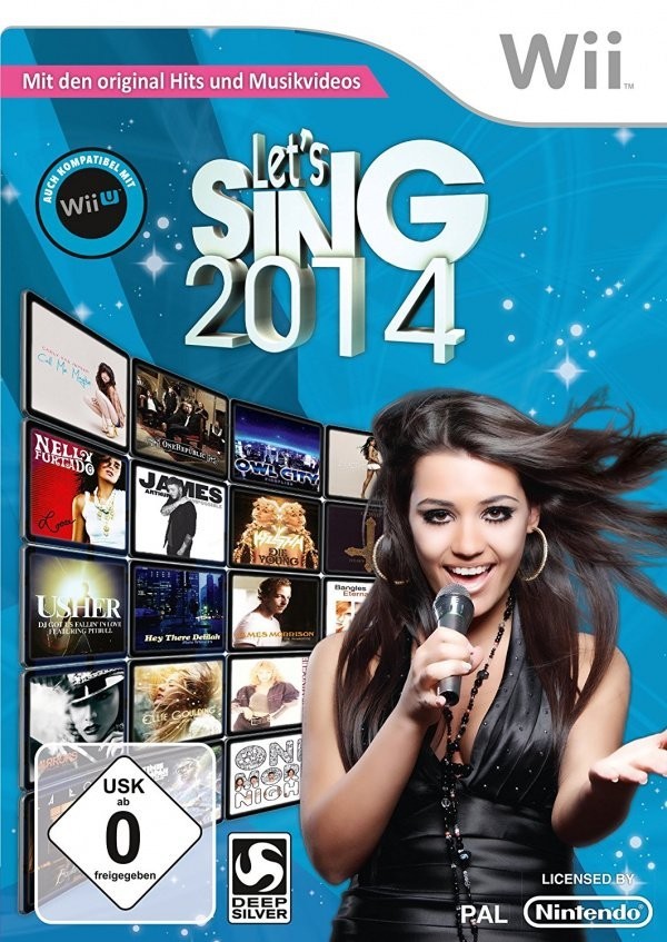 Portada oficial de Let's Sing 2014  WII