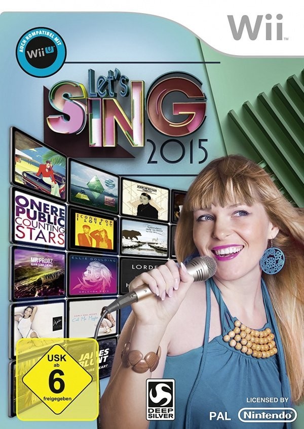Portada oficial de Let's Sing 2015  WII