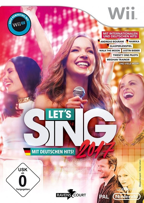 Portada oficial de Let's Sing 2017  WII