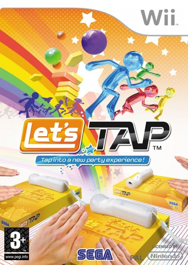 Portada oficial de Let's Tap  WII