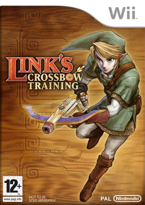 Portada oficial de Link's Crossbow Training  WII