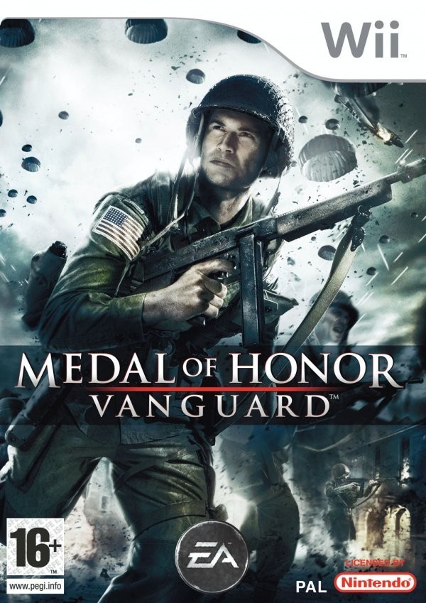 Portada oficial de Medal of Honor: Vanguard  WII
