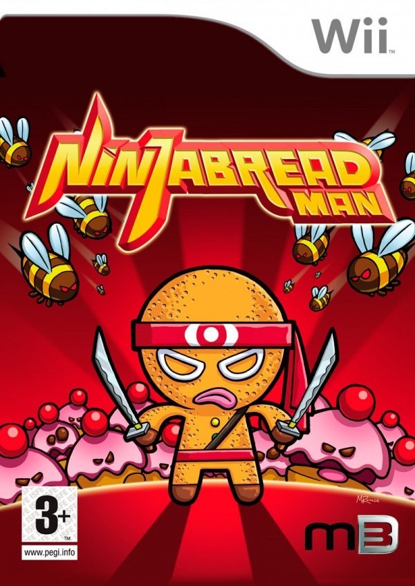 Portada oficial de Ninjabread Man  WII