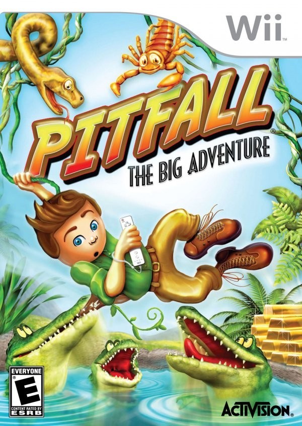 Portada oficial de Pitfall: The Big Adventure  WII