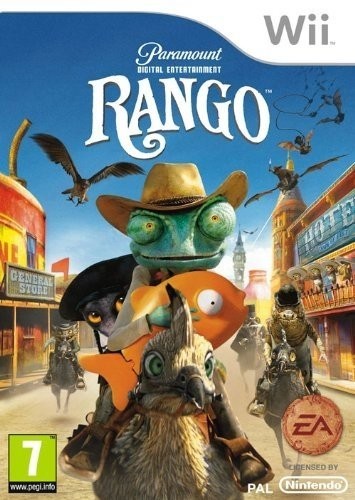 Portada oficial de Rango  WII