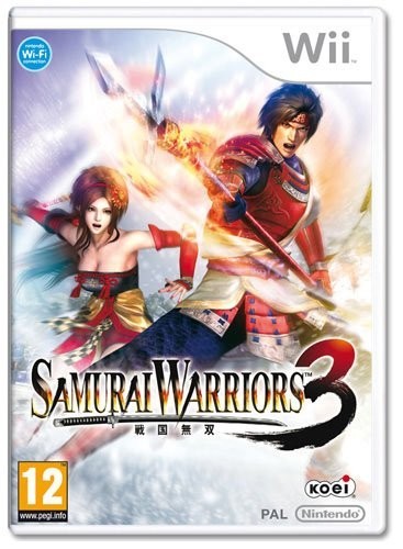 Portada oficial de Samurai Warriors 3  WII