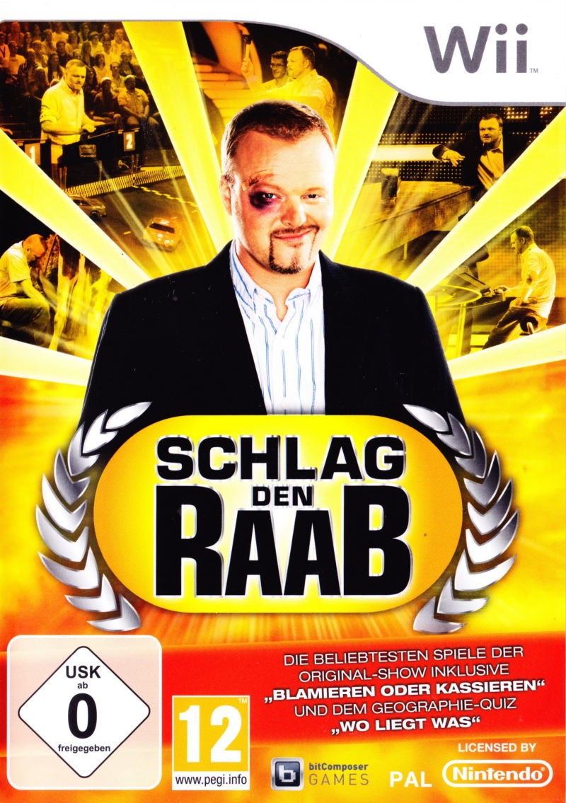 Portada oficial de Schlag den Raab  WII
