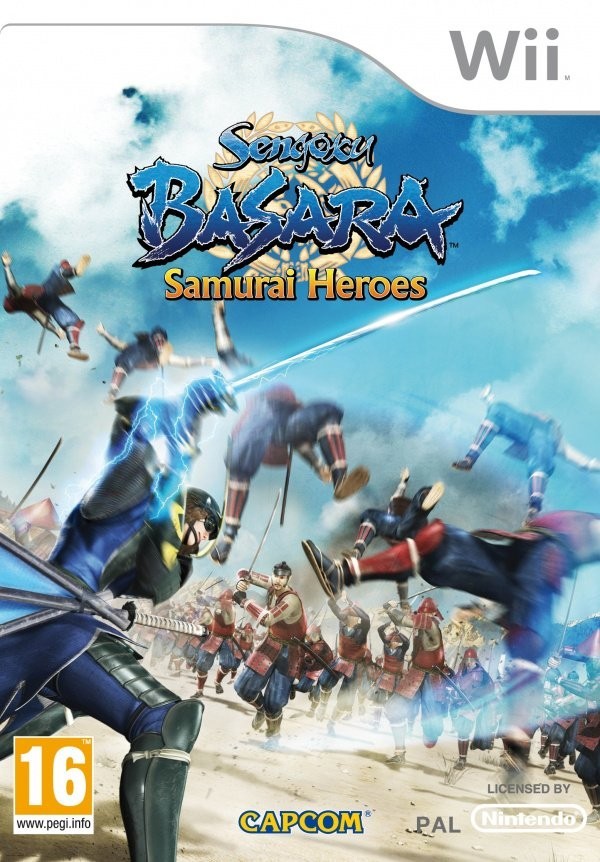 Portada oficial de Sengoku BASARA Samurai Heroes  WII