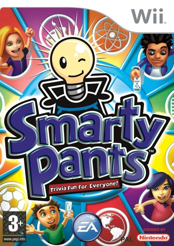 Portada oficial de Smarty Pants  WII