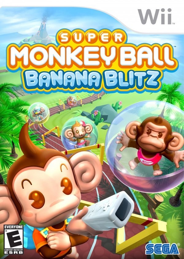 Portada oficial de Super Monkey Ball: Banana Blitz  WII
