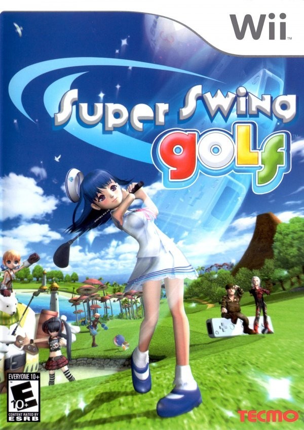 Portada oficial de Super Swing Golf PANGYA  WII