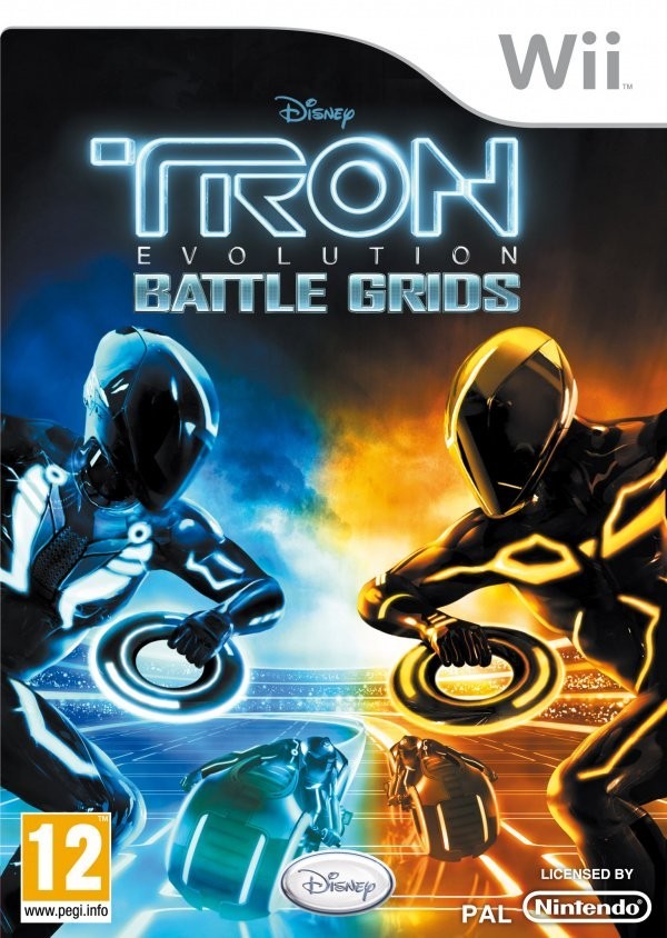Portada oficial de Tron: Evolution Battle Grids  WII