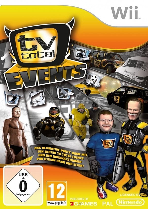 Portada oficial de TV Total Events  WII