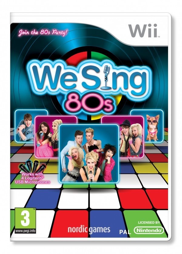 Portada oficial de We Sing 80s  WII