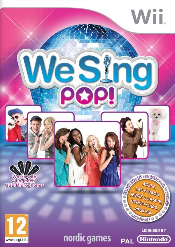 Portada oficial de We Sing Pop  WII