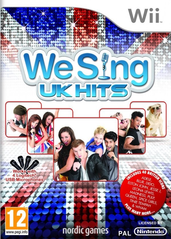 Portada oficial de We Sing: UK Hits  WII