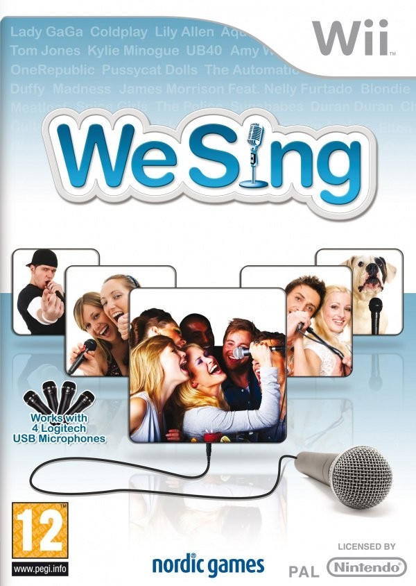 Portada oficial de We Sing  WII