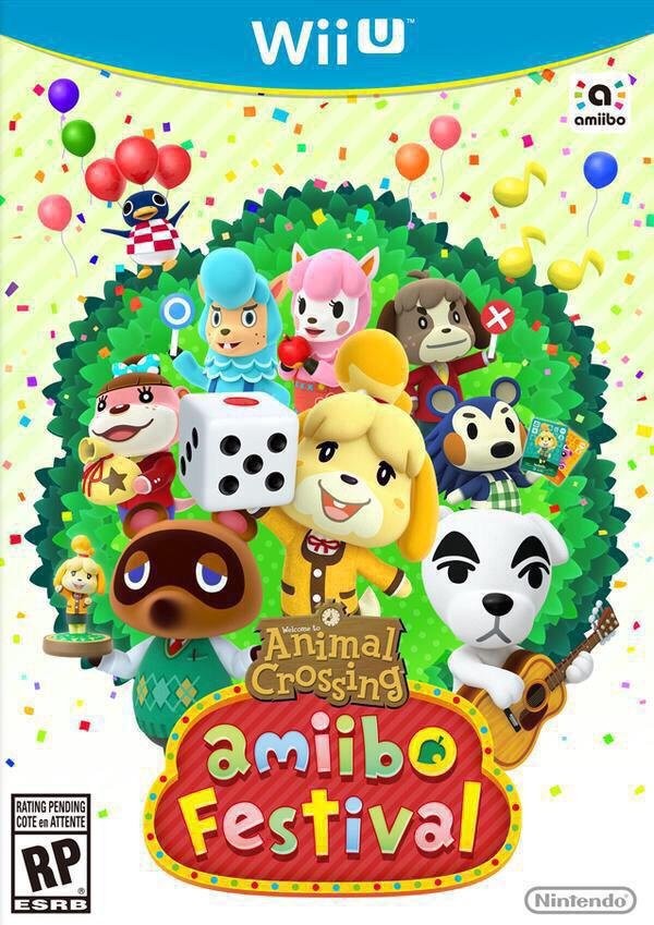 Portada oficial de Animal Crossing: Amiibo Festival  WIIU