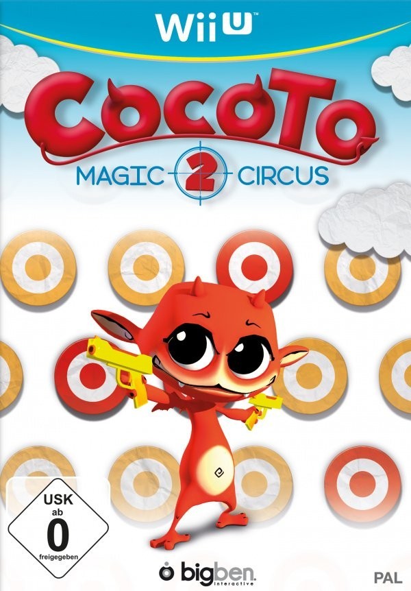 Portada oficial de Cocoto Magic Circus 2  WIIU