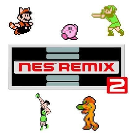 Portada oficial de NES Remix 2  WIIU