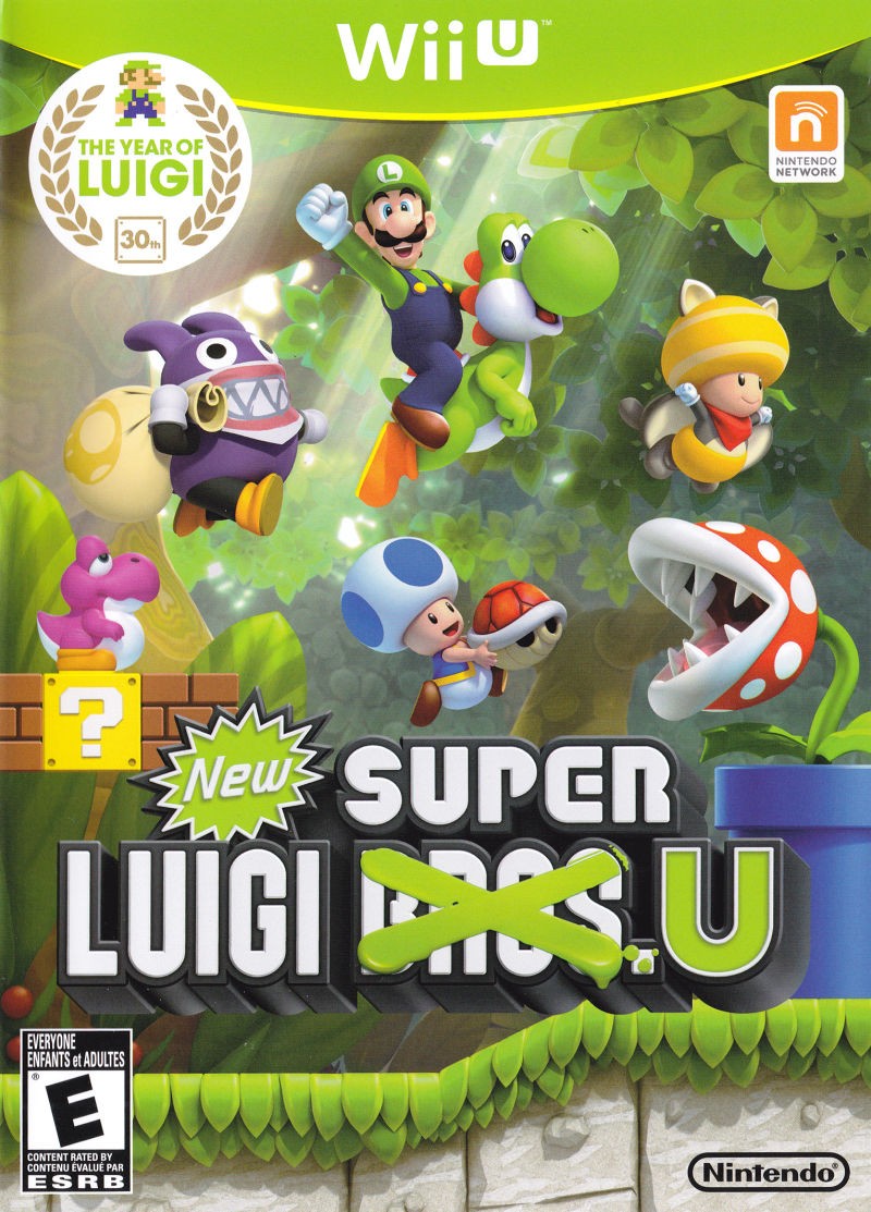 Portada oficial de New Super Luigi U  WIIU