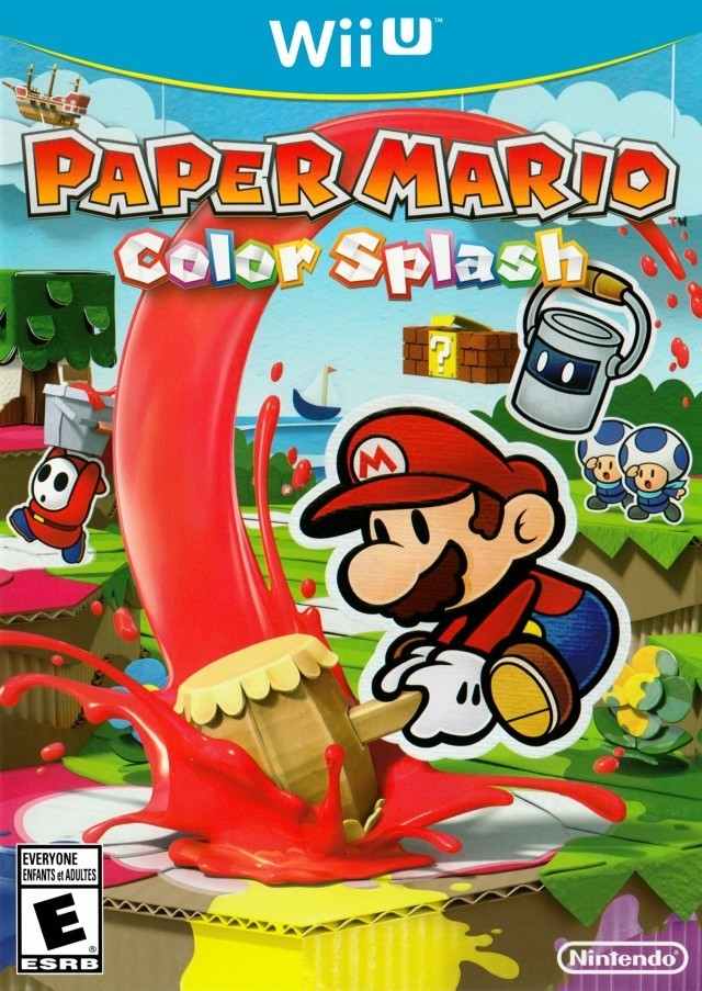 Portada oficial de Paper Mario: Color Splash  WIIU