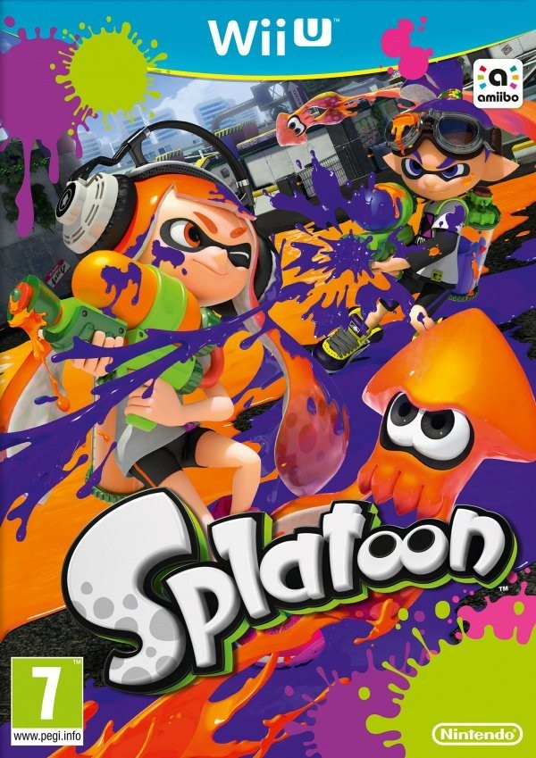 Portada oficial de Splatoon  WIIU