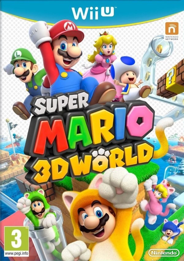 Portada oficial de Super Mario 3D World  WIIU