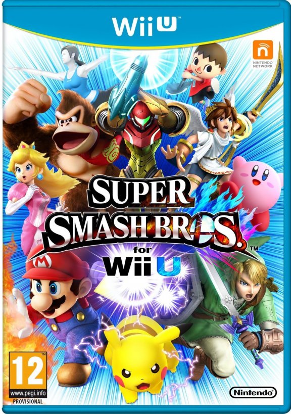 Portada oficial de Super Smash Bros. for U WIIU