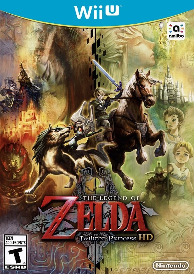 Portada oficial de The Legend of Zelda: Twilight Princess HD  WIIU