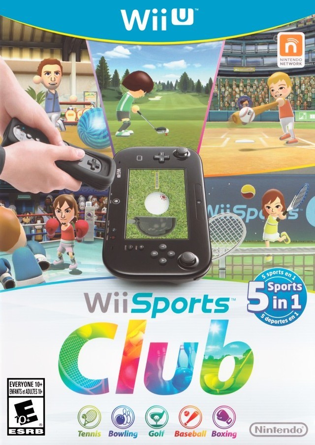 Portada oficial de Wii Sports Club  WIIU