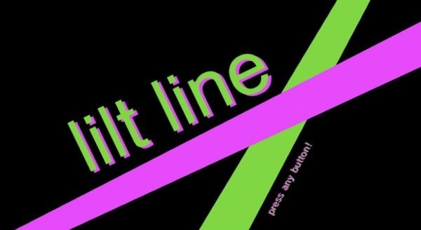 Portada oficial de lilt line  WIIWARE