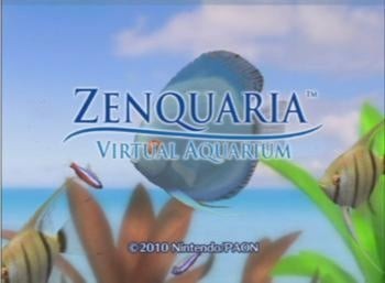 Portada oficial de Zenquaria: Virtual Aquarium  WIIWARE