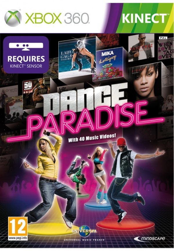 Carátula Dance Paradise  X360