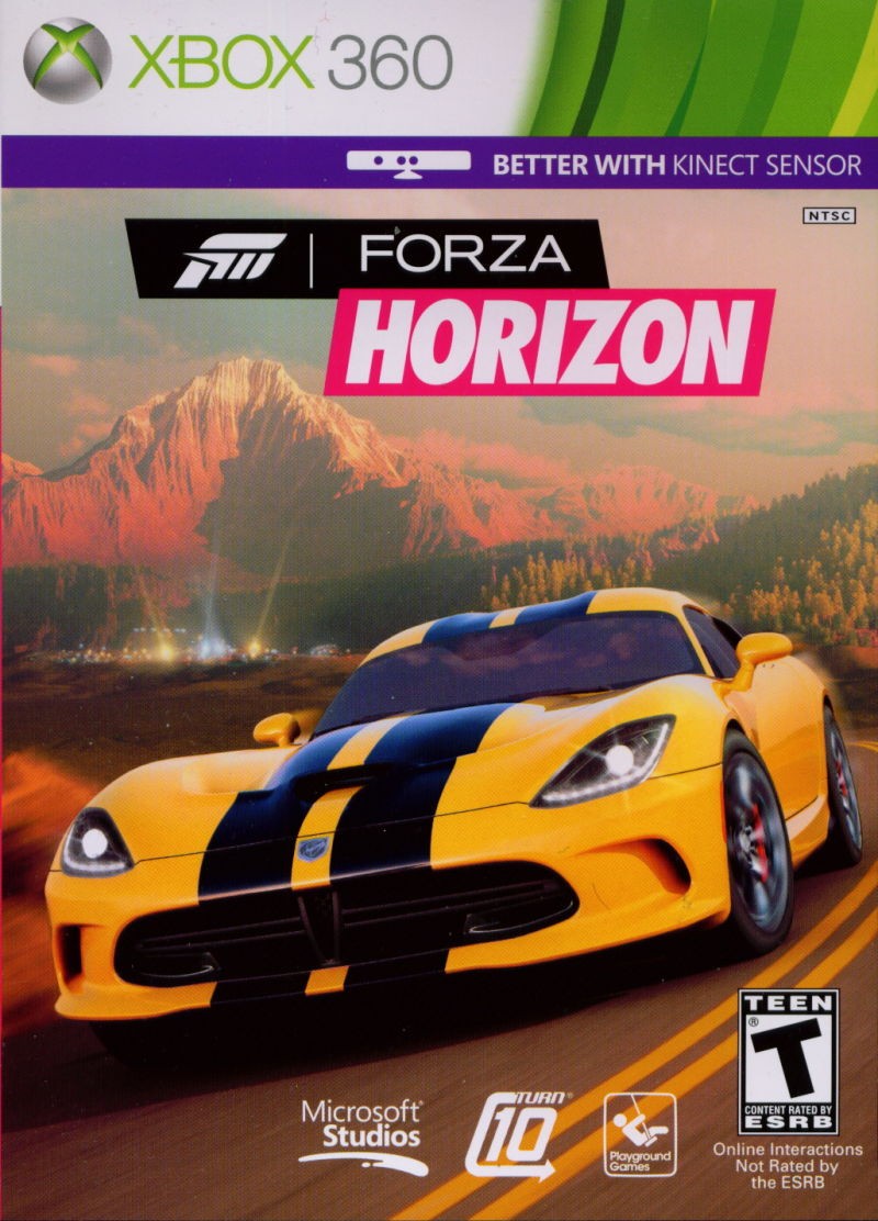 Portada oficial de Forza Horizon  X360