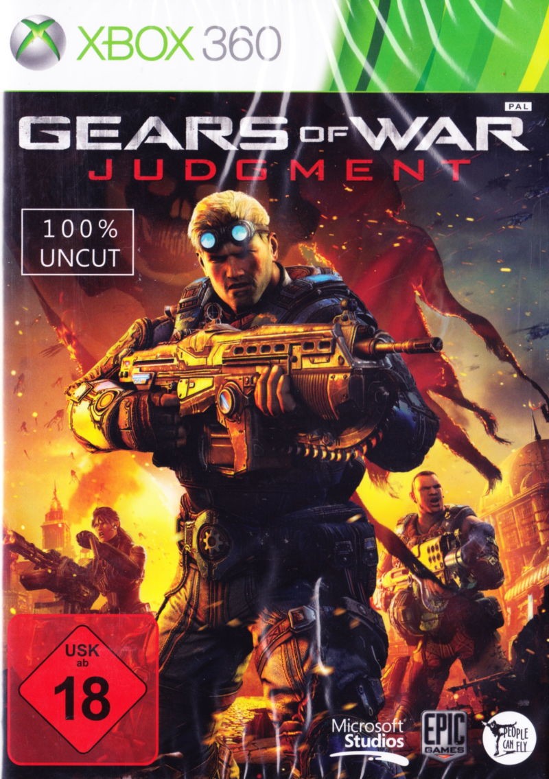 Portada oficial de Gears of War: Judgment  X360