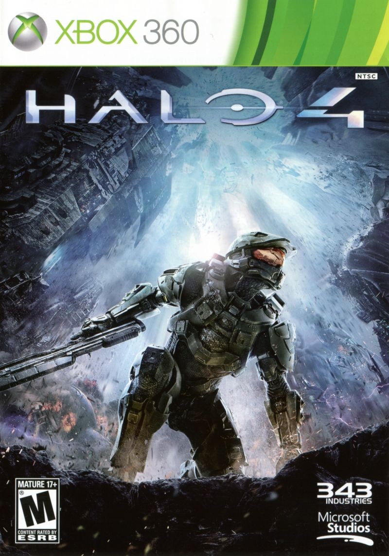 Portada oficial de Halo 4  X360