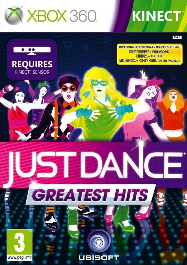 Portada oficial de Just Dance Greatest Hits  X360