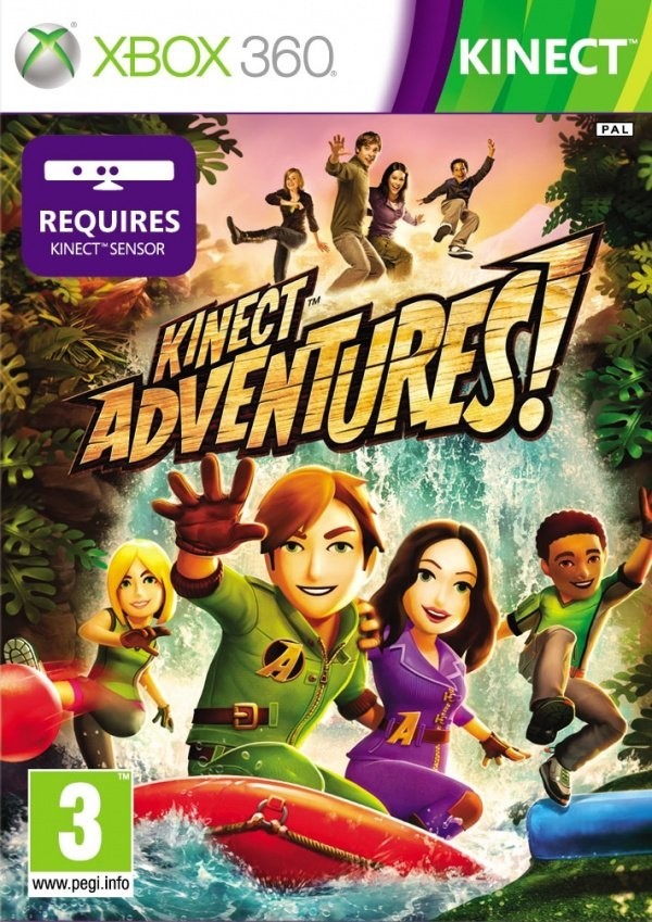 Portada oficial de Kinect Adventures  X360