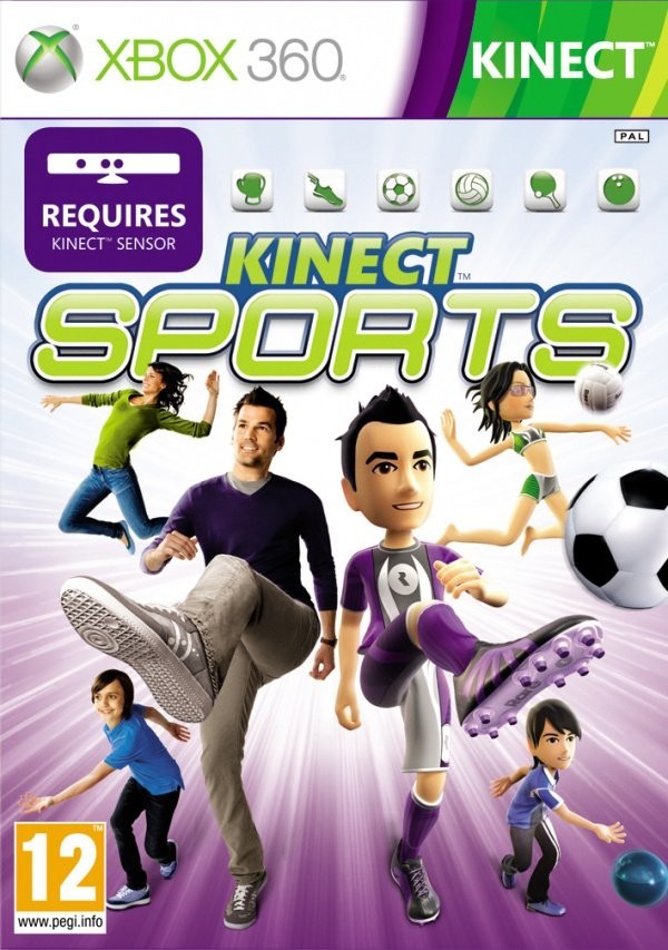 Portada oficial de Kinect Sports  X360