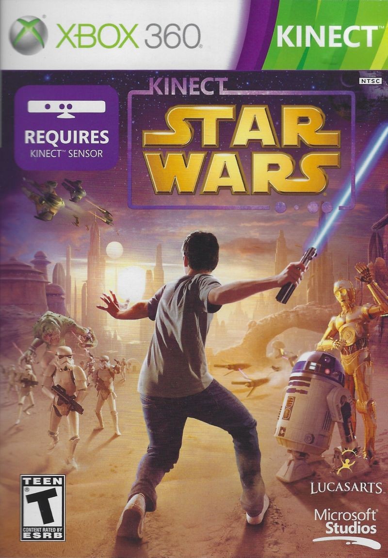 Portada oficial de Kinect Star Wars  X360
