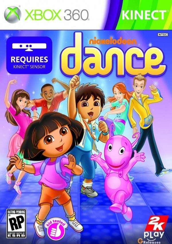 Portada oficial de Nickelodeon Dance  X360