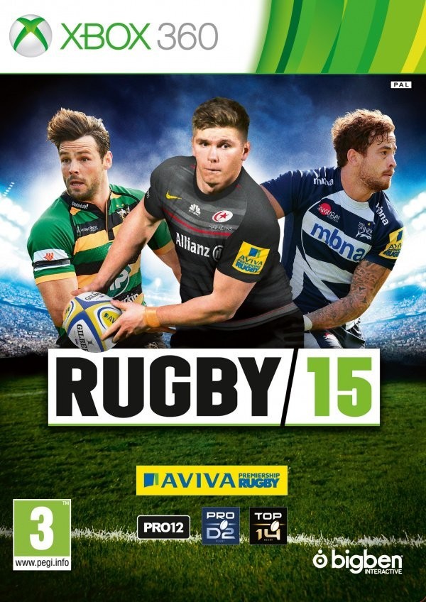 Portada oficial de Rugby 15  X360